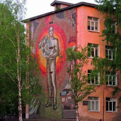 Мозаичное панно 